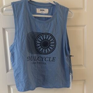 SoulCycle Light Blue Graphic Tank